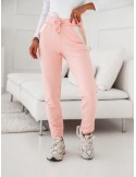 Pantaloni de trening bumbac pudrat dama 0560 - Magazin online - Boutique